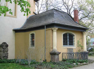 Sakristei der Jakobskirche in Weimar (Außenansicht)