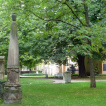 Blick vom Kassengewölbe zur Jakobskirche