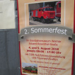 Werbung für das Sommerfest
