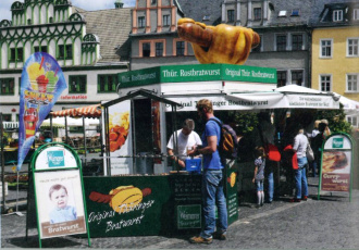 Thüringer Bratwurst, eine Attraktion für jeden Gast